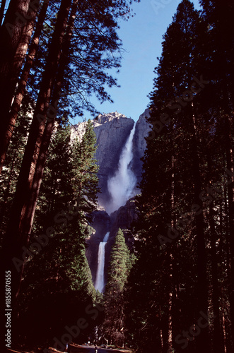 waterfall in yosemite national park