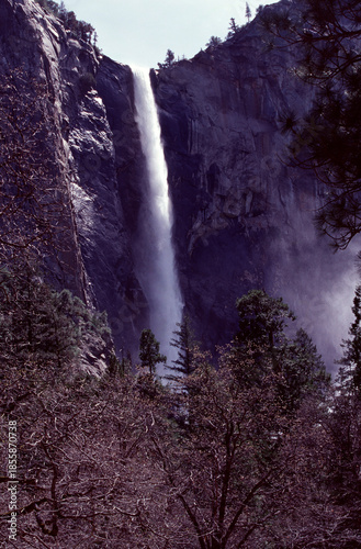waterfall in yosemite national park