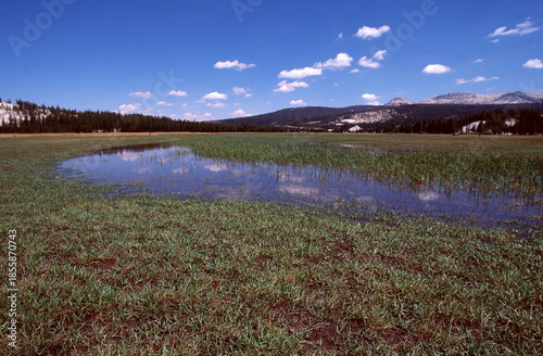 Clouds and Half Dome in Yosemite National Park