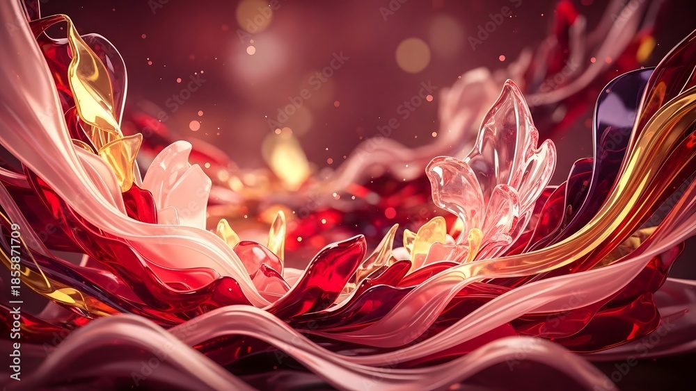 Obraz premium Abstract swirling lights