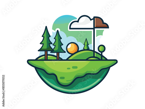 Clean Golf Club Identity