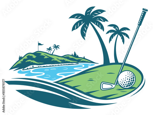 Elegant Golf Branding Logo