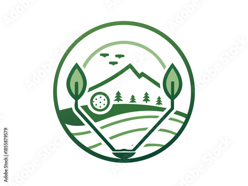 Professional Golf Club Emblem