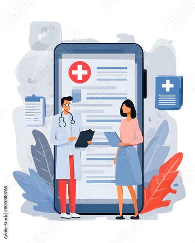 Vertical mobile health insurance claim submission