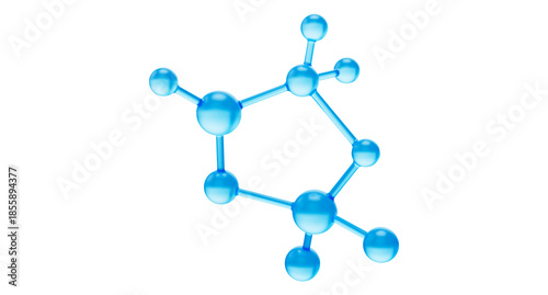 Fotografie Molecular structure of benzene