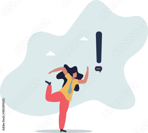 Story telling, speak out loud to draw attention and interest, fact important information or secret, caution and alert call concept.