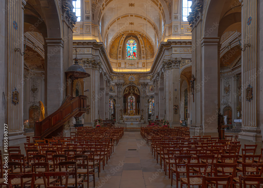 Fototapeta premium st louis en l' Isle church in Paris