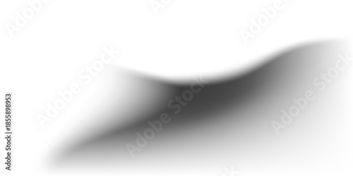 Page dividers with transparent shadows, isolated. Pages separation vector set. Transparent realistic paper shadow effects. Web banner. Element for frame shadow. Vector design for website, text, border