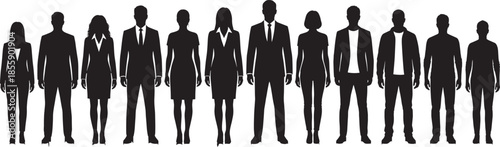 Collection of black silhouettes featuring various dog breeds jumping children playing sports cheering crowd with raised hands and male user avatar icons vector