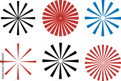 Dashed and dotted line rippled radial rounded circle PNG. sunburst background retro rays layout, vintage sunbeam burst. Circular line pattern resembling sunshine light rays.
