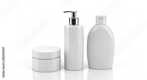 white cosmetic mokups