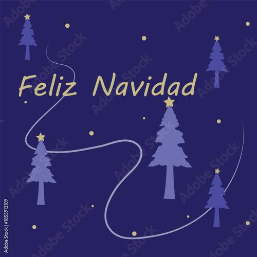 feliz navidad or merry christmas typography calligraphy font letterings text vector design