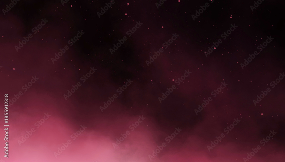 Obraz premium Neon smoke effect. Abstract technology futuristic pink light lines blur on a dark blue background.