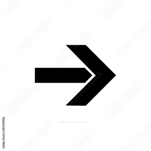 Free Download Black arrow icon pointing right to direction for navigation guidance and graphic resources - GFXLoad