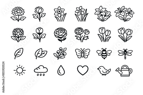 Spring Icons Collection