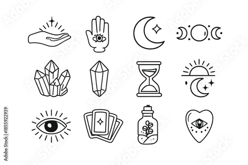 Mystical Celestial and Esoteric Symbols
