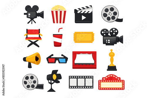 Movie Theater Icons Collection