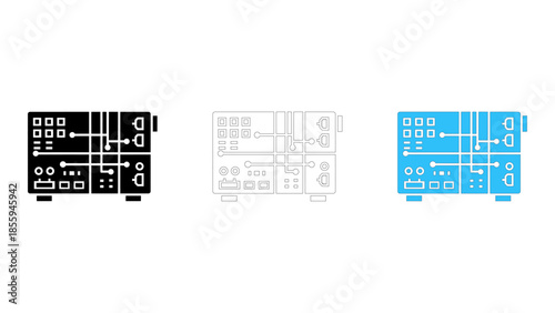 Cnc control board for coordinating multi-axis machining operations