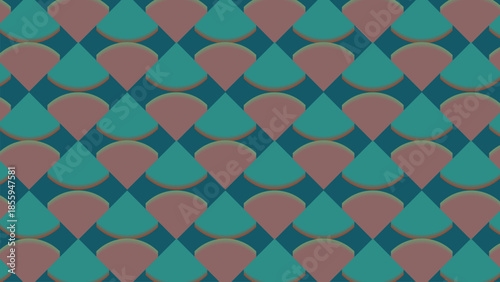 Abstract Creative Background With Repeated Shapes
