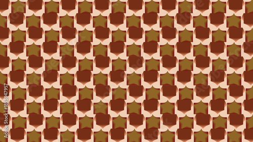 Abstract Creative Background With Repeated Shapes