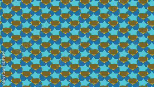 Abstract Creative Background With Repeated Shapes