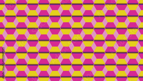 Abstract Creative Background With Repeated Shapes