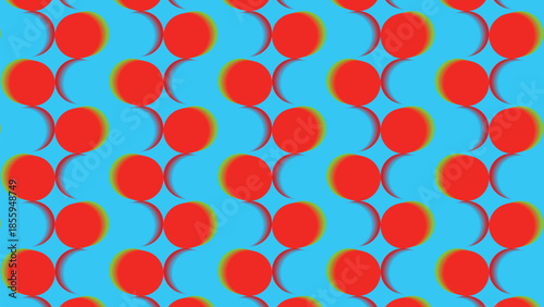 Abstract Creative Background With Repeated Shapes