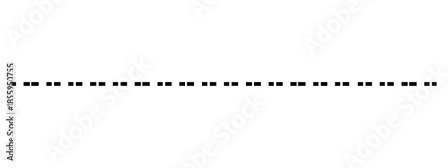 Dotted line on white background