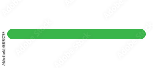 Straight green horizontal line