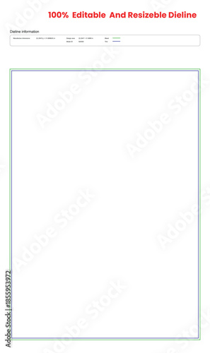 a1 picture frame dieline template box dieline die lines packaging custom dieline  box cardboard box dieline pizza box dieline printable product packaging layout,