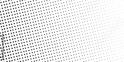 abstract gradient halftone dots background Pop art template texture Vector illustration. white and black halftone background, horizontal seamless dotted lines. The halftone texture is monochrome. 
