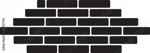 Black Brick Wall Pattern Background,
Brick Wall Texture Silhouette Design,
Abstract Brick Wall Background Illustration