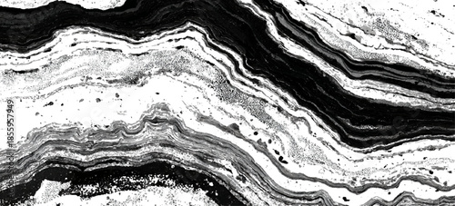 Vintage abstract rock strata pattern with organic wave lines textured. sandstone sedimentary rock formation natural earth strata background.