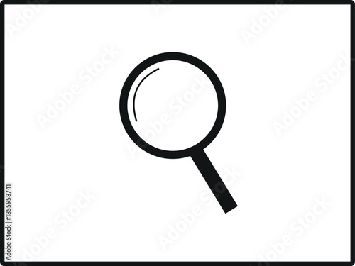 Magnifying glass icon for search and investigation