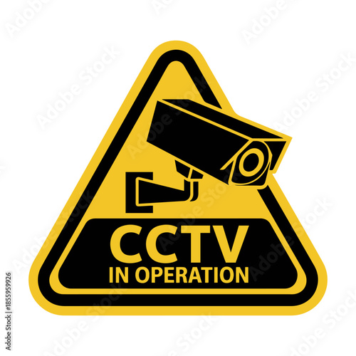 cctv security camera line icon set