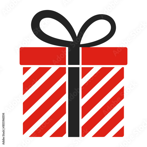 red gift box present icon