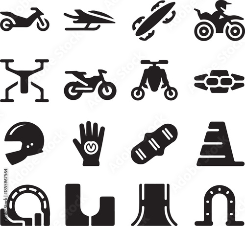set of icons