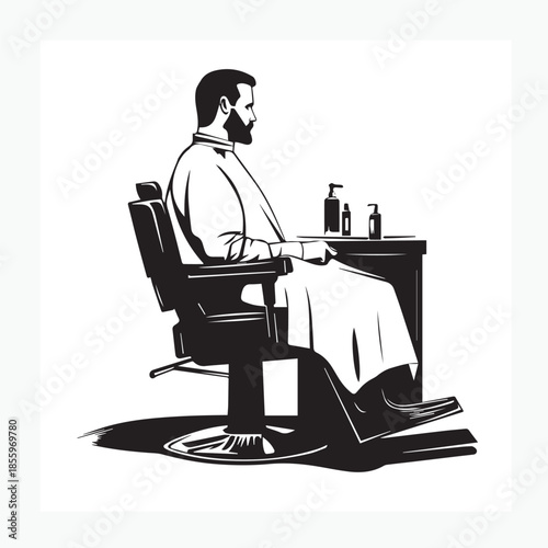 man sitting on a chair
