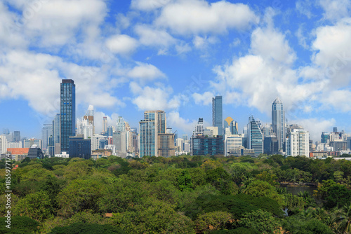 Photography Bangkok features a modern skyline filled with high-rise buildings showcasing its role as a business hub for conferences and corporate events in Thailand, Asia