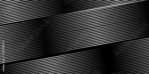 Slant line halftone gradation texture. Fading diagonal stripe gradient background. Black oblique pattern backdrop. Vanishing thin parallel line wallpaper for overlay