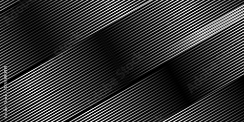 Slant line halftone gradation texture. Fading diagonal stripe gradient background. Black oblique pattern backdrop. Vanishing thin parallel line wallpaper for overlay