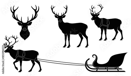 This list targets users looking for holiday decorations, Christmas card elements, and winter-themed wildlife silhouettes.