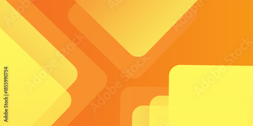 Abstract orange and yellow geometric background modern design. Dynamic shapes composition color graphic