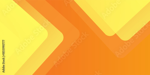 Abstract orange and yellow geometric background modern design. Dynamic shapes composition color graphic cool