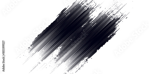 Vector striped pattern, grunge stripe seamless background, black and white brush strokes. grungy stripes. EPS 10