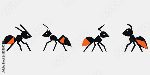 Premium Ants illustration design