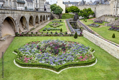 Ville de Vannes dans le département du Morbihan en Bretagne - France