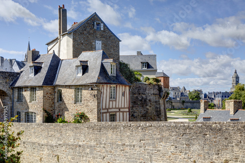 Ville de Vannes dans le département du Morbihan en Bretagne - France