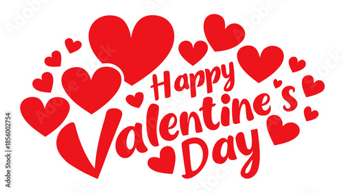 Happy valentine's day Vector