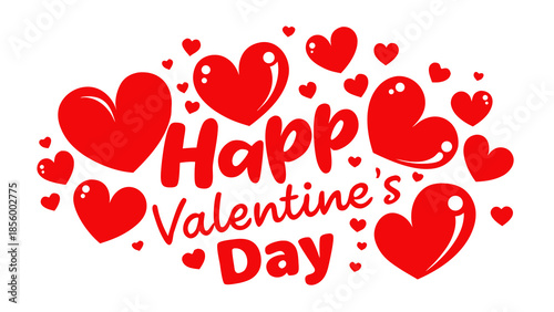 Happy valentine's day Vector